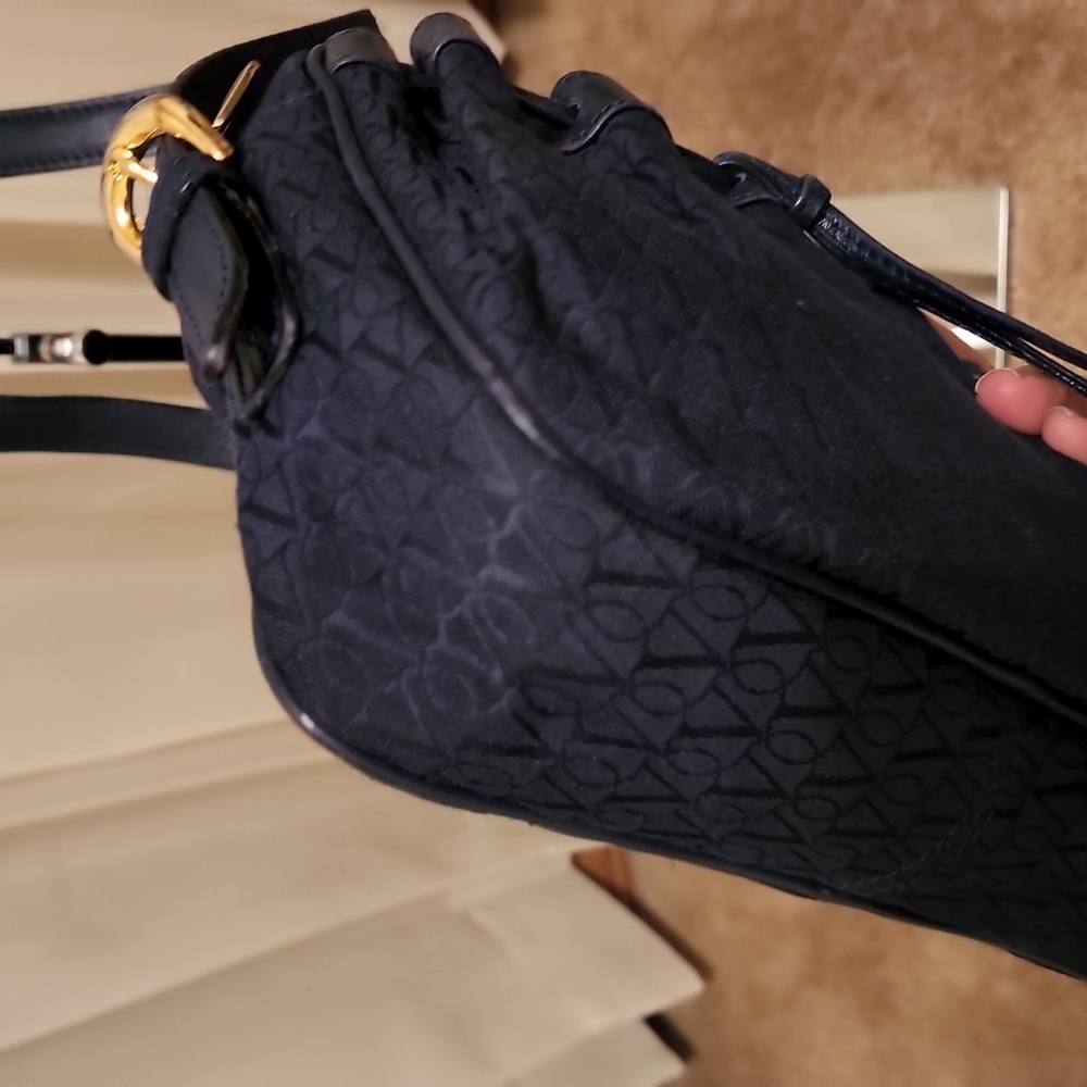 Valentino Garavani Monogram Canvas and Leather Crossbody Bag - Picture 8 of 16